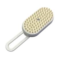 Escova Elétrica de Vapor 3 em 1 Para Remoção de Pêlos Massagem Limpeza Cães Gatos Animais Estimação Escova Elétrica de Vapor 3 em 1 Para Remoção de Pêlos Massagem Limpeza Cães Gatos Animais Estimação