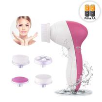 Escova Elétrica Limpeza Facial Massageadora Esfoliação Derma - MktPlace