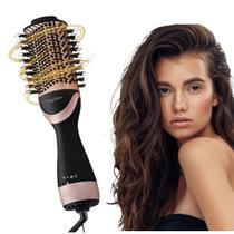 Escova Elétrica Mágica 4 em 1 Ionica Alisadora Secadora Modela e Reduz o Frizz 110V Profissional Premium