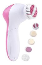 Escova Elétrica Massageadora Facial 5 Em 1 Rosa