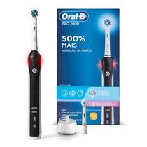 Escova Elétrica Oral-B Pro 2000 Sensi Ultrafino 127v + Refil