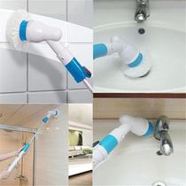 Escova Elétrica Para Lavar Banheiro Sem Fio Giratória 360 Limpa Fácil