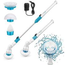 Escova Elétrica Para Lavar Banheiro Sem Fio Giratória 360 Limpa Tudo - Online