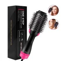 Escova Elétrica Profissional 3 Em 1 Seca Alisa Modela Cabelo