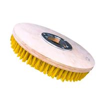 Escova Em NYLON 300 mm COM Flange Para Enceradeira BRALIMPIA, Romher, Eletrolux, Deep Clean, Fort Clean, Starmix