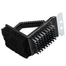Escova Espátula Limpar Grelhas Churrasqueira 3x1 - Mimo Style