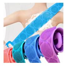 Escova Esponja Banho Lava Costas Bucha Esfolia Pop Sponge