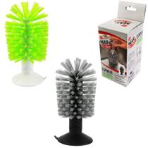 Escova Esponja Lavar Copos Com Fixação Ventosa 15X9CM de Ø Escova Esponja Lavar Copos Com Fixação Ventosa 15X9CM de Ø