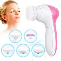 Escova Facial 5 em 1 Portátil Massageadora Para Rugas Escova Facial 5 em 1 Portátil Massageadora Para Rugas