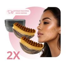 Escova Facial Drenagem Linfática Skincare Modeladora Reduz Inchaço Rosto com Case Protetor 2 x UNIDADES Escova Facial Drenagem Linfática Skincare Modeladora Reduz Inchaço Rosto com Case Protetor 2 x UNIDADES