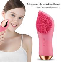 Escova facial Sonic Vibration, limpador de poros de pele - SANLIN BEANS
