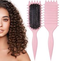 Escova Finalizadora para Cabelos Cacheados Ondulado Reduz Frizz Desembaraço Suave Sem Danificar Fios Escova Finalizadora para Cabelos Cacheados Ondulado Reduz Frizz Desembaraço Suave Sem Danificar Fios