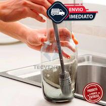Escova Flexível de Silicone Ideal para Garrafas, Copos e Mamadeiras Escova Flexível de Silicone Ideal para Garrafas, Copos e Mamadeiras