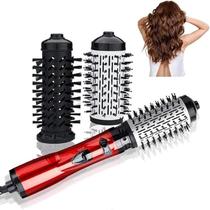 Escova Giratória 3 em 1 Seca Alisa E Modela Anti Frizz 110v 127v