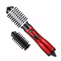 Escova Giratória 3 Em 1 Seca Alisa E Modela Anti Frizz - Escova Rotativa