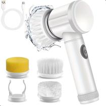 Escova Giratória Elétrica Limpa Louça Magic Brush 5 em 1 Usb Escova Giratória Elétrica Limpa Louça Magic Brush 5 em 1 Usb