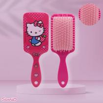 Escova Hello Kitty Anti Frizz Para Todos os Tipos de Cabelo Escova Hello Kitty Anti Frizz Para Todos os Tipos de Cabelo