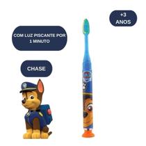 Escova Infantil Patrulha Canina C/ Luz Pisca 60 Segundos Gum