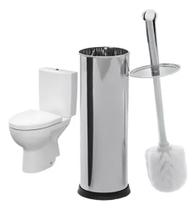 Escova Inox Com Suporte Limpeza Vaso Sanitário Banheiro Aih