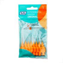 Escova Interdental 0.45mm Laranja TePe Higiene Dentes Sensíveis Aglutinados Remoção Placas Fio Dental Alternativo Suave
