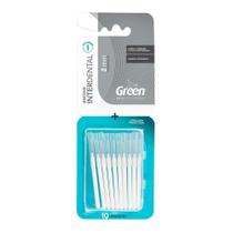 Escova Interdental Cilíndrica 2mm - 10 unidades - Green Escova Interdental Cilíndrica 2mm - 10 unidades - Green
