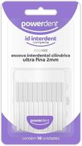 Escova interdental cilindrica ultra fina 2mm power dent
