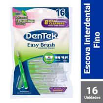 Escova Interdental Dentek Easy Brush Fino com 16 unidades