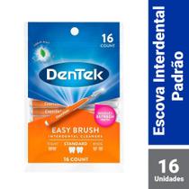 Escova Interdental Dentek Easy Brush Padrão com 16 unidades