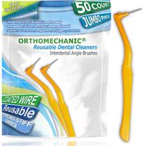 Escova interdental, limpadores angulares ortomecânicos Jumbo, 50 unidades
