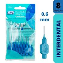Escova Interdental Macia Tepe Original Azul Size 3 0.6mm 8 unidades