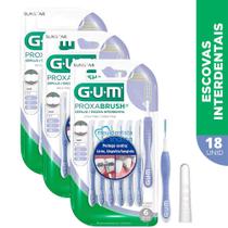 Escova Interdental Ultra Fina 0.6mm GUM 18 unidades