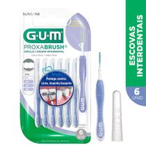 Escova Interdental Ultra Fina 0.6mm GUM 6 unidades