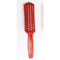 Escova jacaré rígida desembaraçadora de cabelo ideal para fitagem