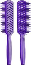 Escova jacaré rígida desembaraçadora de cabelo ideal para fitagem