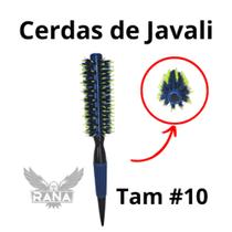 Escova Javali Com Cerdas Azul/Verde Tamanho 10/p Rana