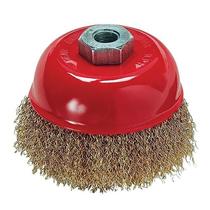 Escova latonada tipo copo 100mm 746059 MTX Escova latonada tipo copo 100mm 746059 MTX