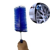 Escova Lavar Limpa Roda Carro Automotiva Aro Moto Bicicleta