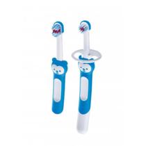 Escova Learn To Brush (5+m) Embalagem Dupla Azul - MAM