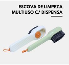 Escova Limpa Sapato Com Dispense Reservatório