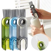 Escova Limpeza 3 Em 1 Garrafa Copos Mamadeira Uso Multifuncional Rotativa 360 Graus - K magazine Store