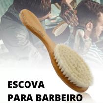 Escova Limpeza Aparos de barba Cerdas Macias P/ Barbearia - Hairdo