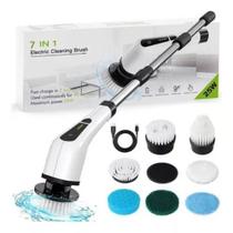 Escova Limpeza Esfregao Eletrica Giratoria Multifuncional 7 Em 1 Mop Escova Limpeza Esfregao Eletrica Giratoria Multifuncional 7 Em 1 Mop