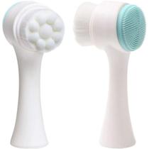 Escova Limpeza Facial 2 Em 1 Aparelho Massagem Esponja Cerdas Escova Limpeza Facial 2 Em 1 Aparelho Massagem Esponja Cerdas