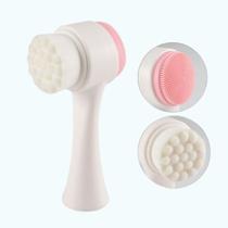 Escova Limpeza Facial 2 Em 1 Esponja e Massagear Escova Limpeza Facial 2 Em 1 Esponja e Massagear