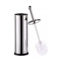 Escova Limpeza Vaso Sanitário Privada Banheiro Suporte Inox