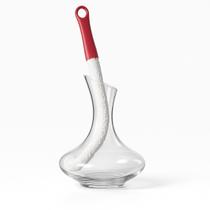 Escova Longa Limpeza Decanter Taça Garrafa Copo 42cm Dynasty