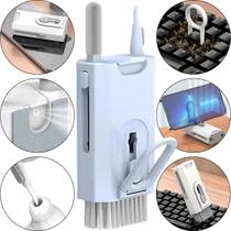 Escova Macia Limpa Teclado Pc Limpador Fone De Ouvido 8 Em 1