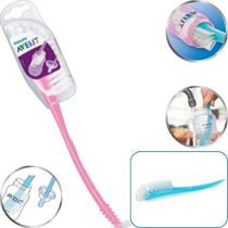 Escova Macia para Limpeza Completa de Mamadeiras, Bicos e Garrafas do Bebê Escova Macia para Limpeza Completa de Mamadeiras, Bicos e Garrafas do Bebê