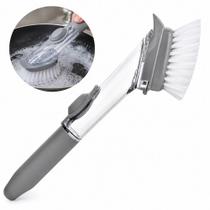 Escova Magica Com Dispenser Automatica Lava Louca Limpa Tenis Janela Sabao Liquido Detergente Raspador Multiuso Borracha Escova Magica Com Dispenser Automatica Lava Louca Limpa Tenis Janela Sabao Liquido Detergente Raspador Multiuso Borracha