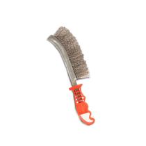 Escova Manual Cerdas Onduladas Cabo Plastico Aço Inox 1 Pc